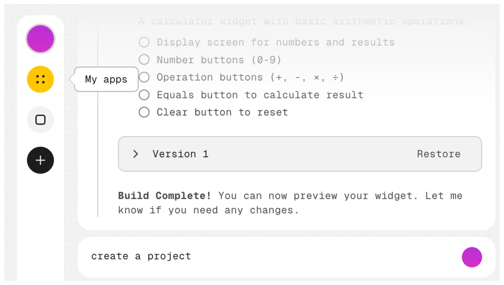 Tooltip explaining an icon button in the editor toolbar